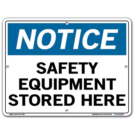 Vestil Sign-Notice-45 12.5X9.5 .040 Polystyrene, SI-N-45-B-PS-040 SI-N-45-B-PS-040